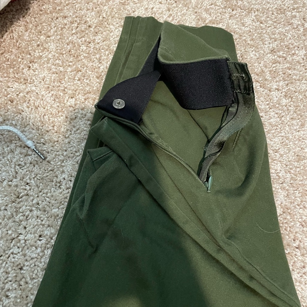 Pixie pant leggings with side zipper